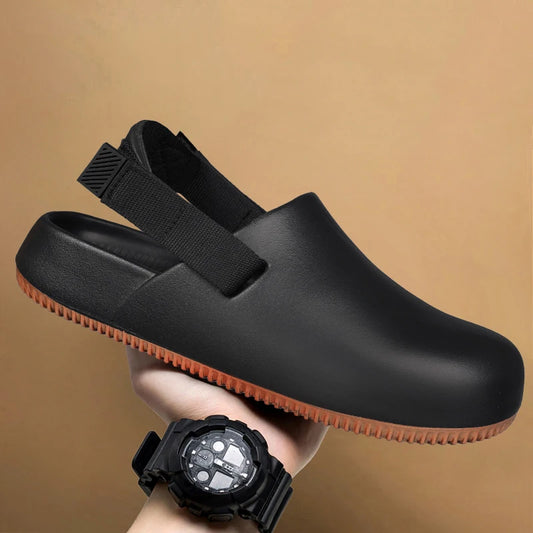 Men's Summer Slippers Platform Sandals Clogs Quick Dry Non-Slip Indoor Slides