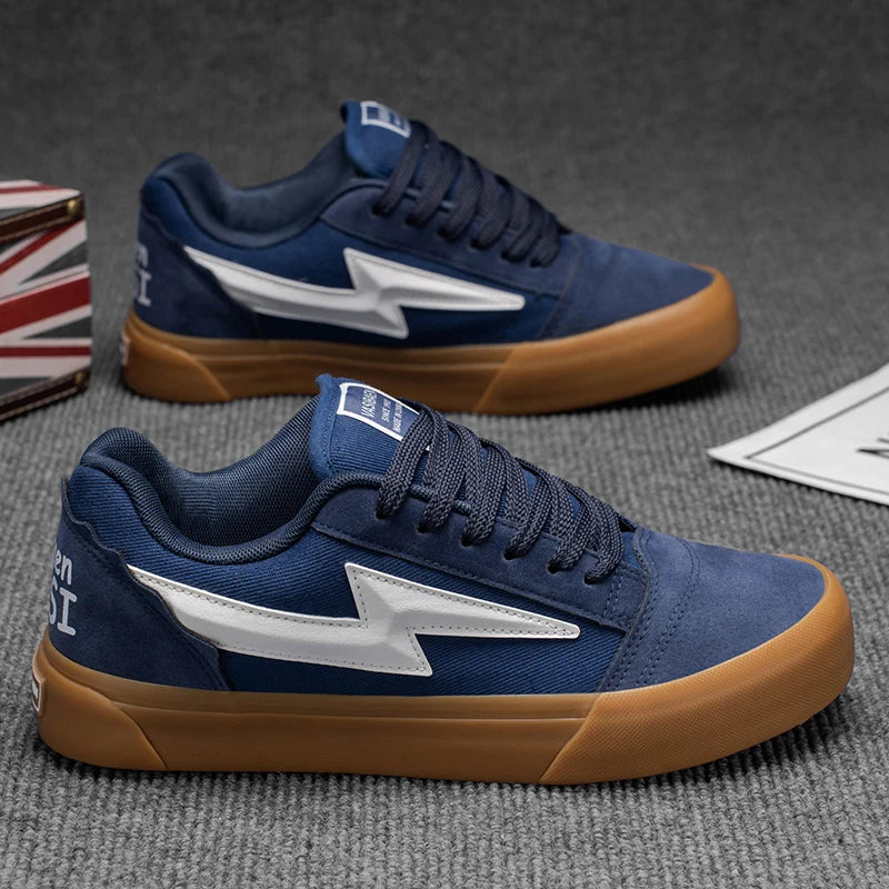 Lightning Design Sneakers - Men's High Performance Running & Basketball Trainers