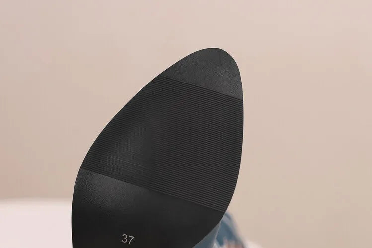 Colour Block Totem Print Chelsea Boots