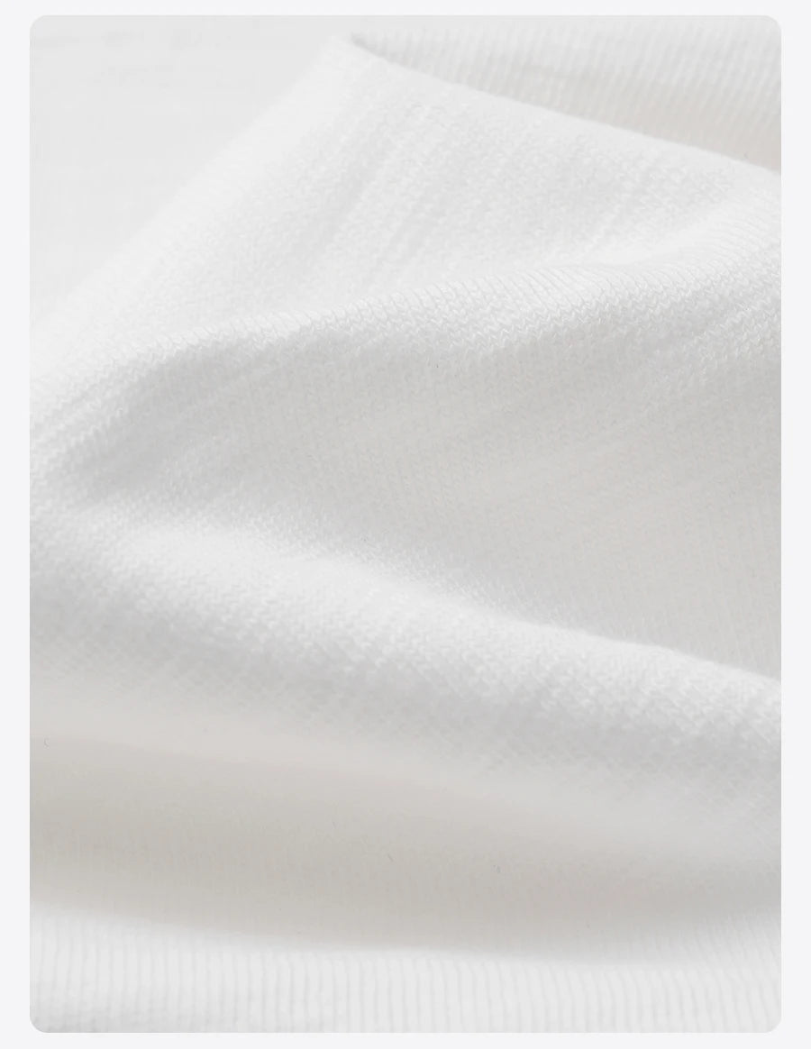 Heavyweight 300gsm Slub Cotton Oversized T-Shirt with Letter Embroidery