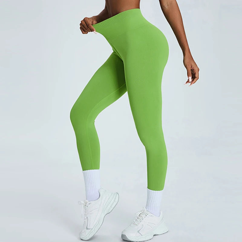 Women's High Waist Yoga Pants Fitness Running Tights Push Up Sports Gym Workout Leggings