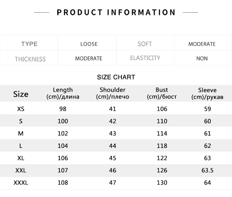 Long Down Jacket - Winter Windproof Warm Loose Casual Coat