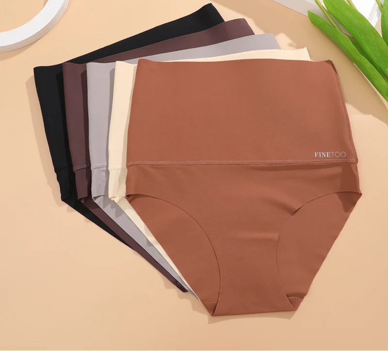 Women's Seamless High Waist Shaping Underwear - Tummy Control & Hip Lifting Brief