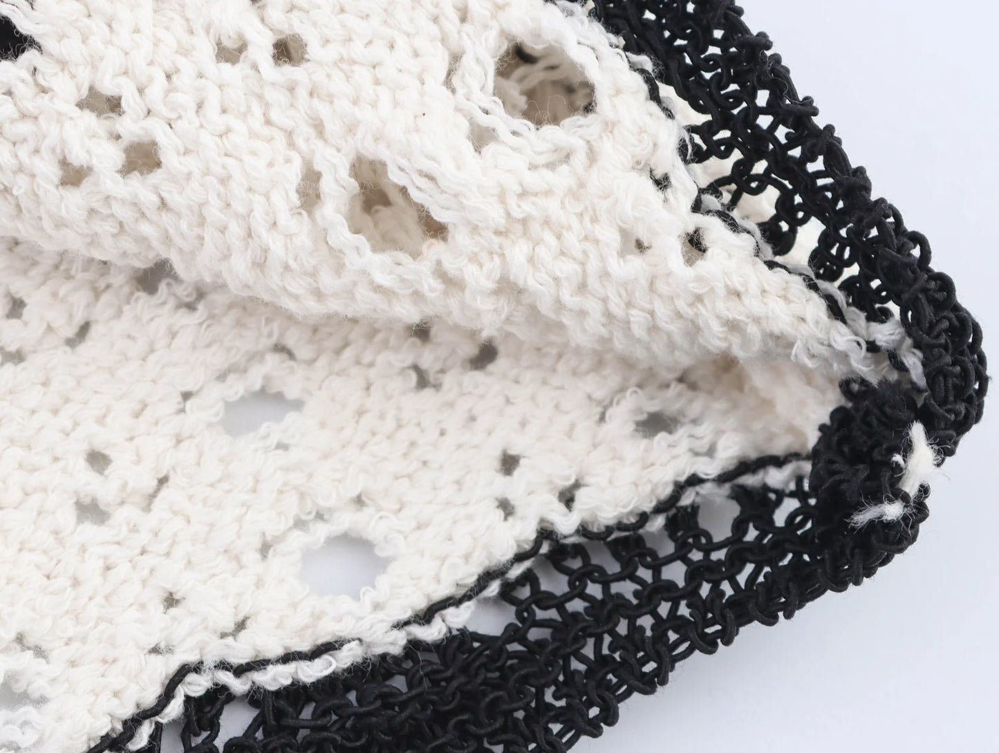 Striped Sleeveless Halter Neck Knitted Dress