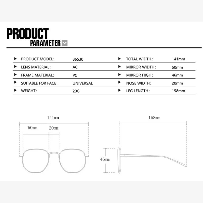 Retro Oval Glasses Frame - Modern Concave Design for Women