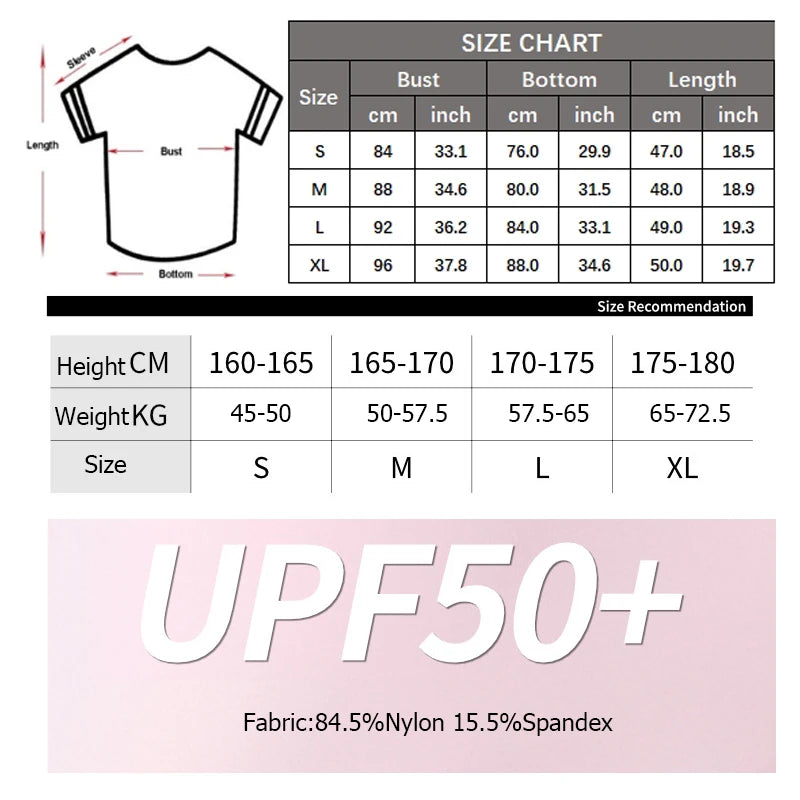 Women's Short Sleeve Yoga T-Shirt - UPF50+ Quick Dry Workout Top