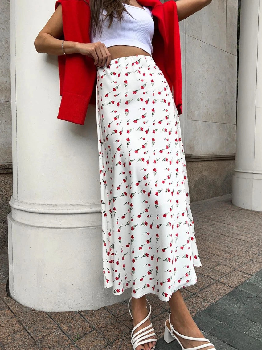 Women's Bodycon High Waist Midi Skirt