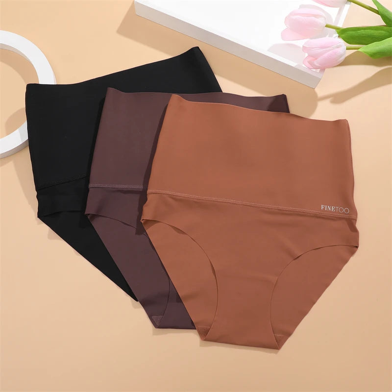 Women's Seamless High Waist Shaping Underwear - Tummy Control & Hip Lifting Brief