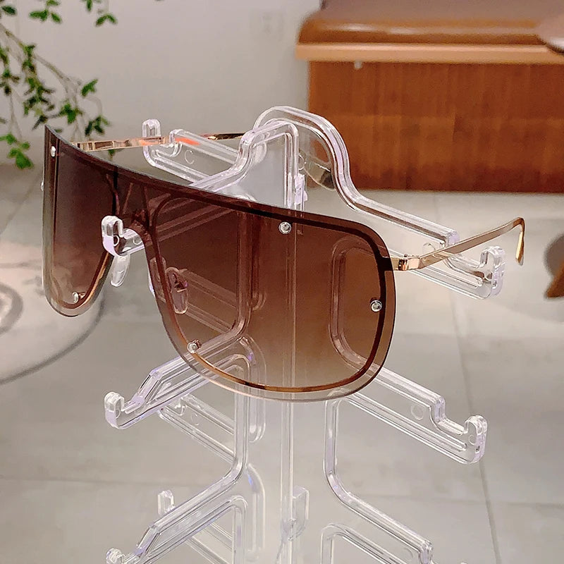 Unisex Pilot Trends Retro Metal Decor Sunglasses