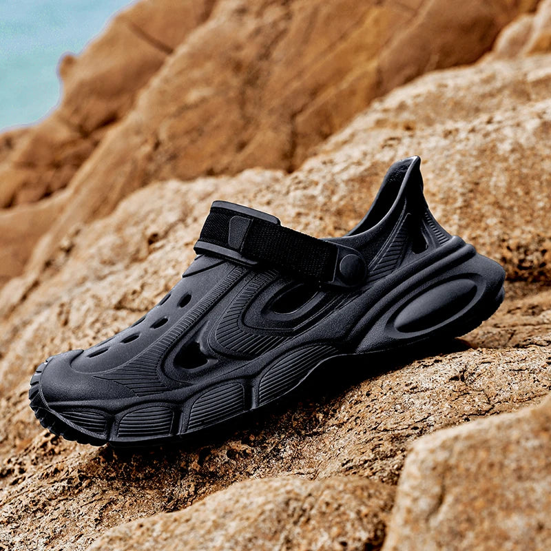 Men's Summer Sandals Platform Outdoor Quick Dry Beach Wading Clogs Water Non-Slip Shoes