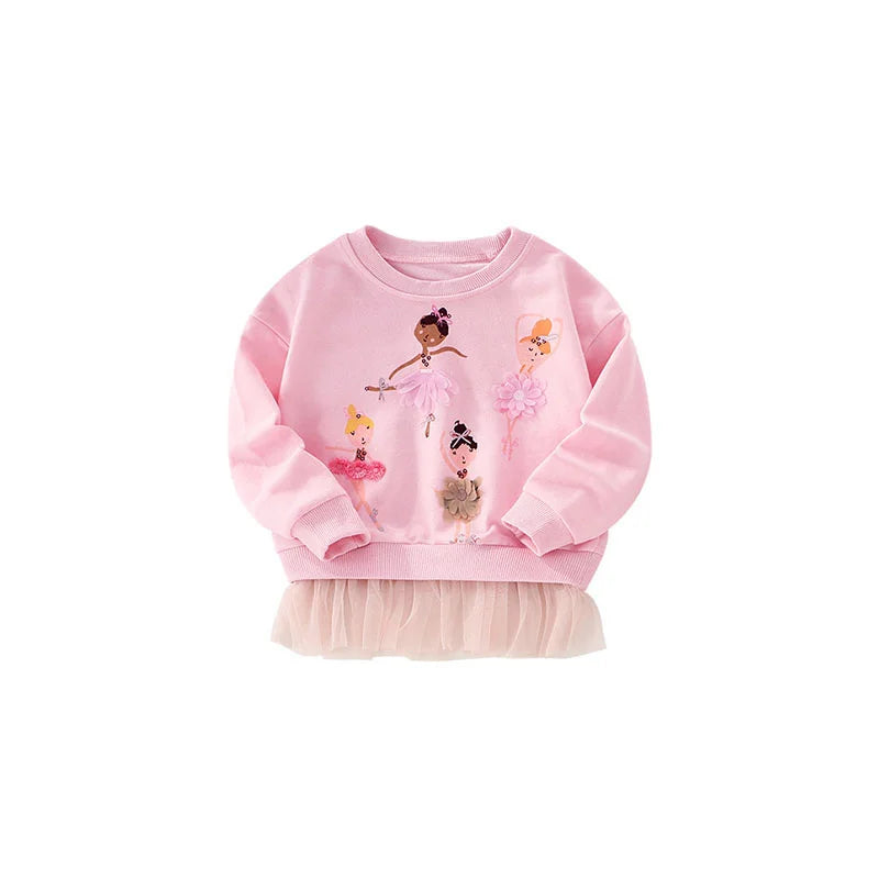 2-7T Children's Girl's Fairy Applique Sweatshirt