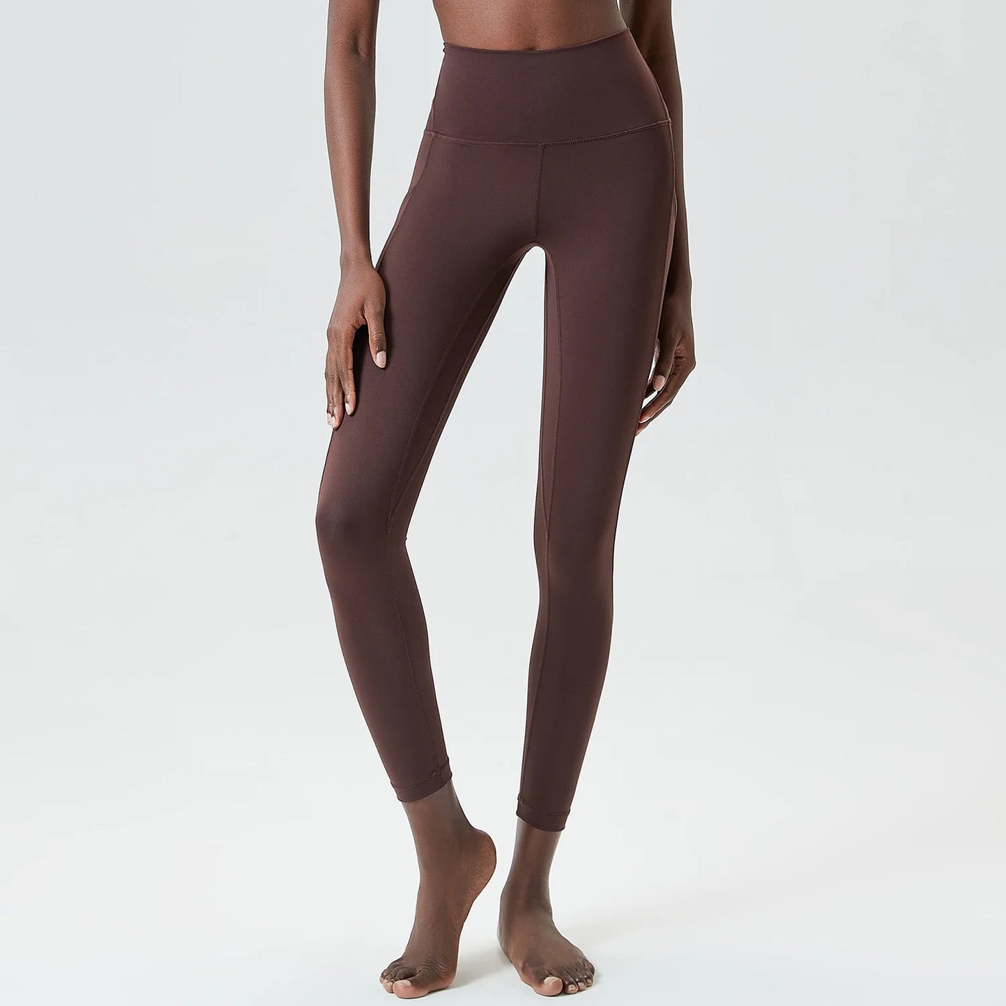 Women's High Waist Sports Leggings Buttery Soft Pocket Yoga Pants Slim Fit Stretchy Workout Running Tights Sportswear