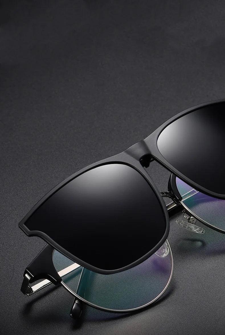 Unisex Polarized Clip Sunglasses