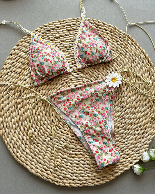 Floral Print Bikini Set