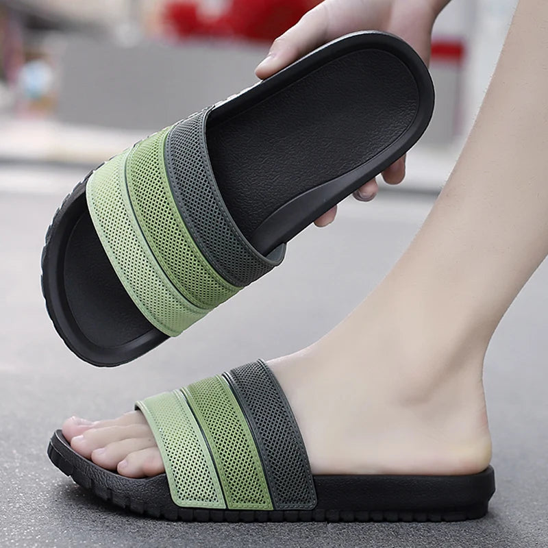 Men's Summer Gradient Design Sandals Slippers