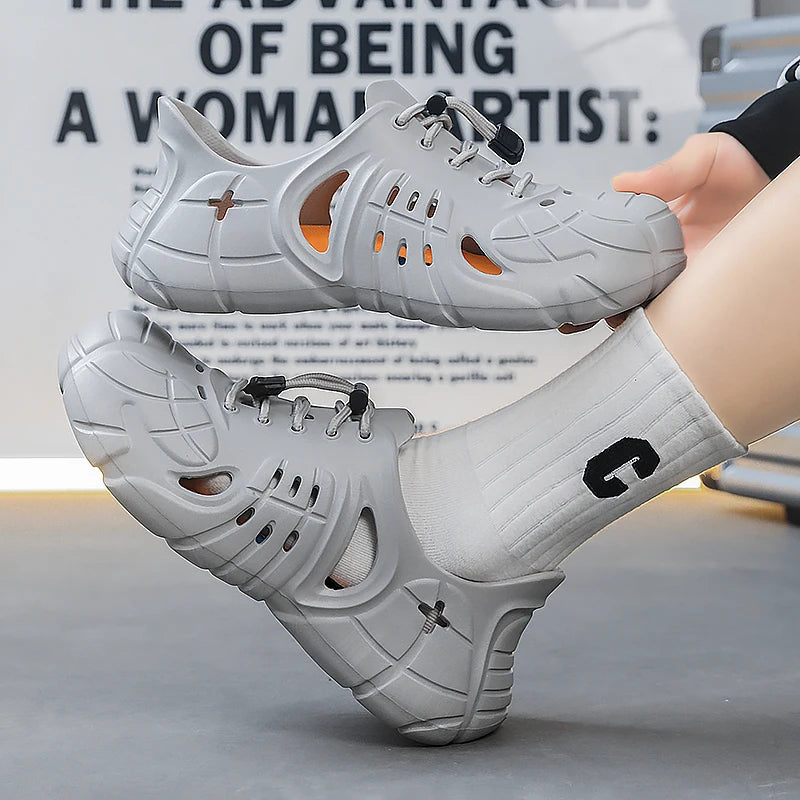 Men's Summer Platform Clogs - Outdoor Water Sandals & Beach Slides