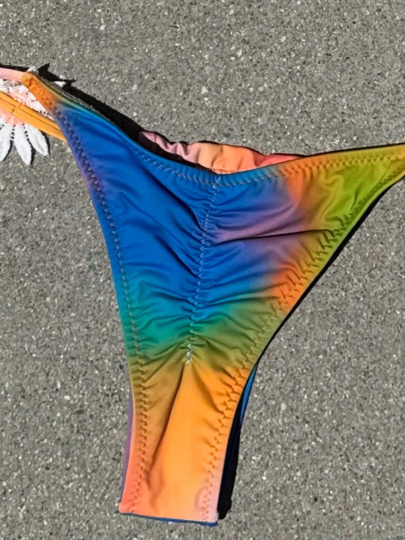 Women's Beaded Halter V-Neck Bikini Set - Elegant Beach Swimwear