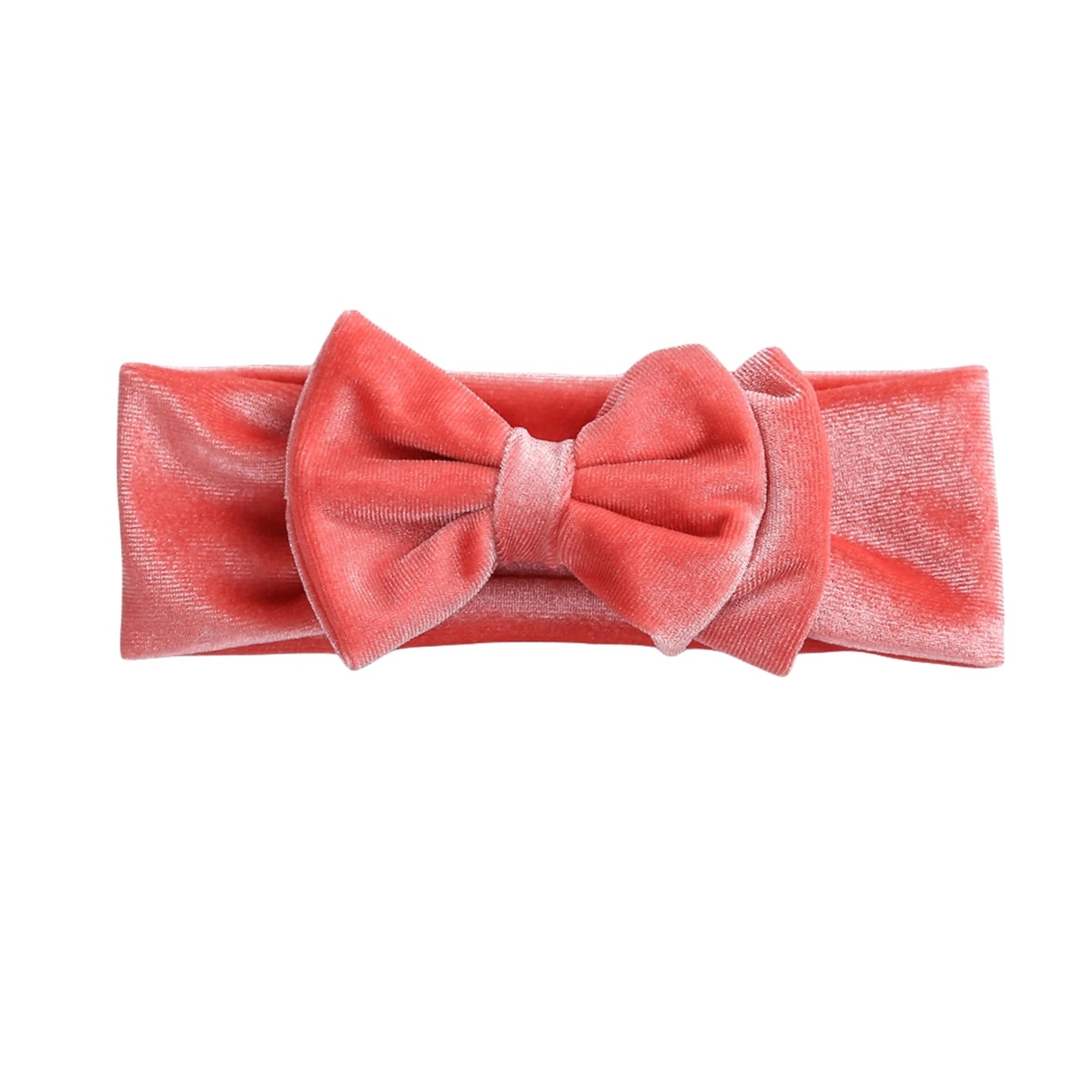 Toddler Baby Girls Bow Headbands Soft Stretchy Velvet Hairbands Hair Accessories