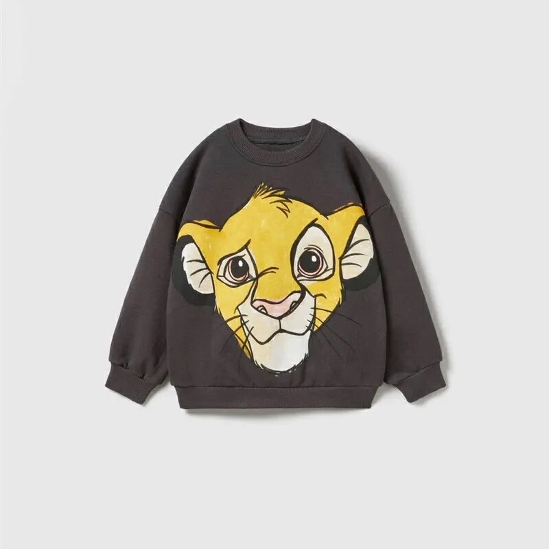 Children's Long-sleeved Cotton Sweatshirt