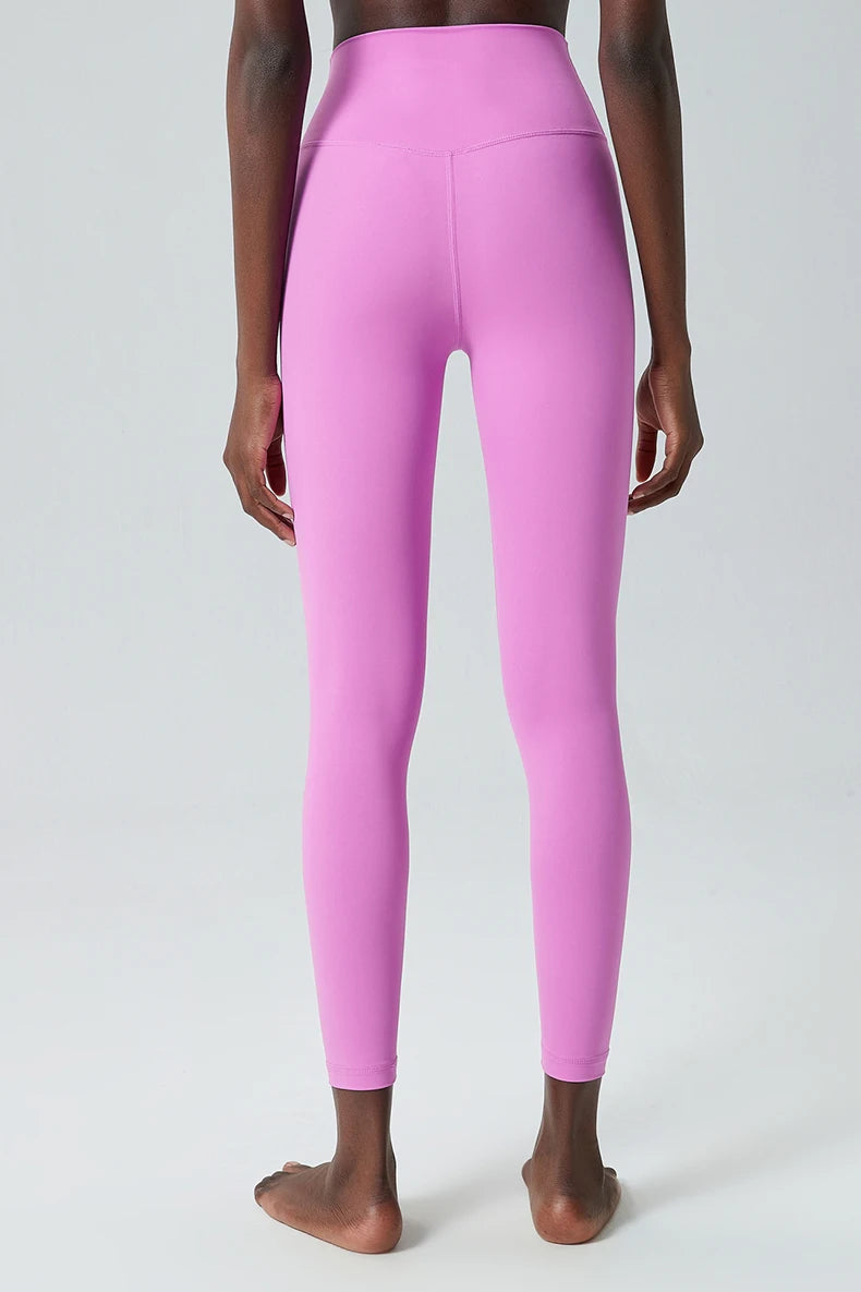 Women's Buttery Soft Yoga Pants High Waist Sports Leggings Soft Fabric Workout Tights Running Sportswear Leggings