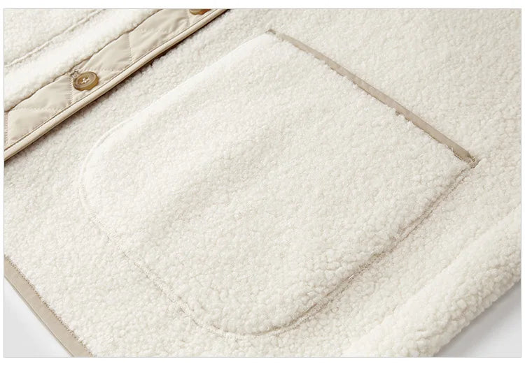 Women's Fleece-Like Cotton Winter Jacket - Thickened Warm Coat