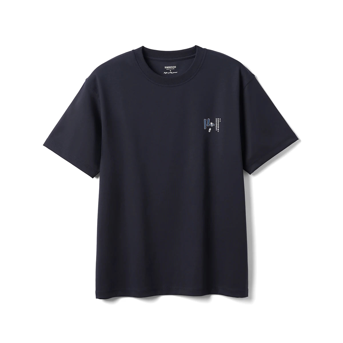 Men's UV Colour-Changing T-Shirt - 240gsm Oversize Footprint Pattern