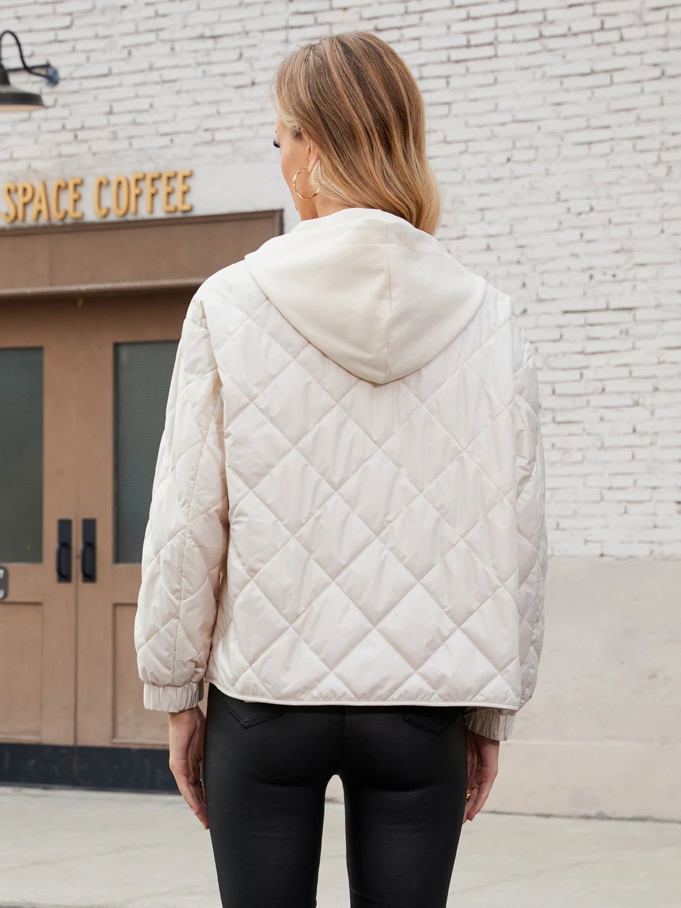 Quilted Two-Piece Style Hooded Parka