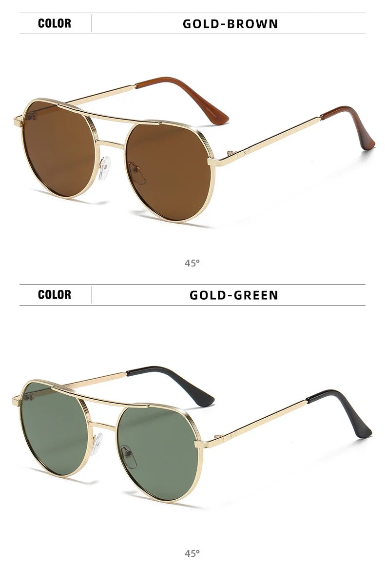 Unisex Metal Sunglasses UV400