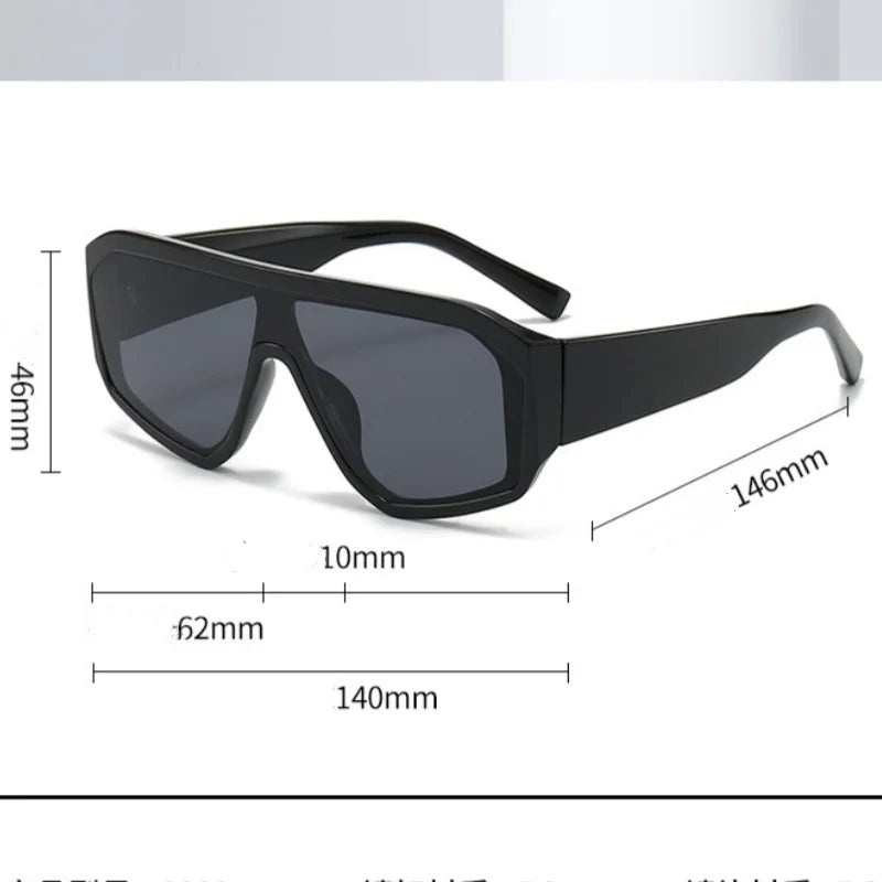 Large Frame Outdoor Sunglasses - Unisex Windproof Cycling Shades