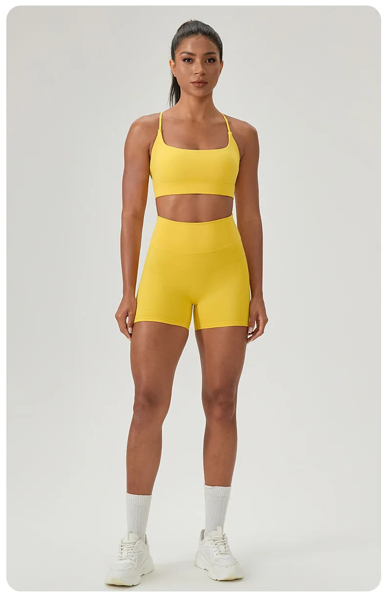 Buttery Soft Two-Piece Fitness Set - Breathable Quick Dry Yoga Workout Clothes