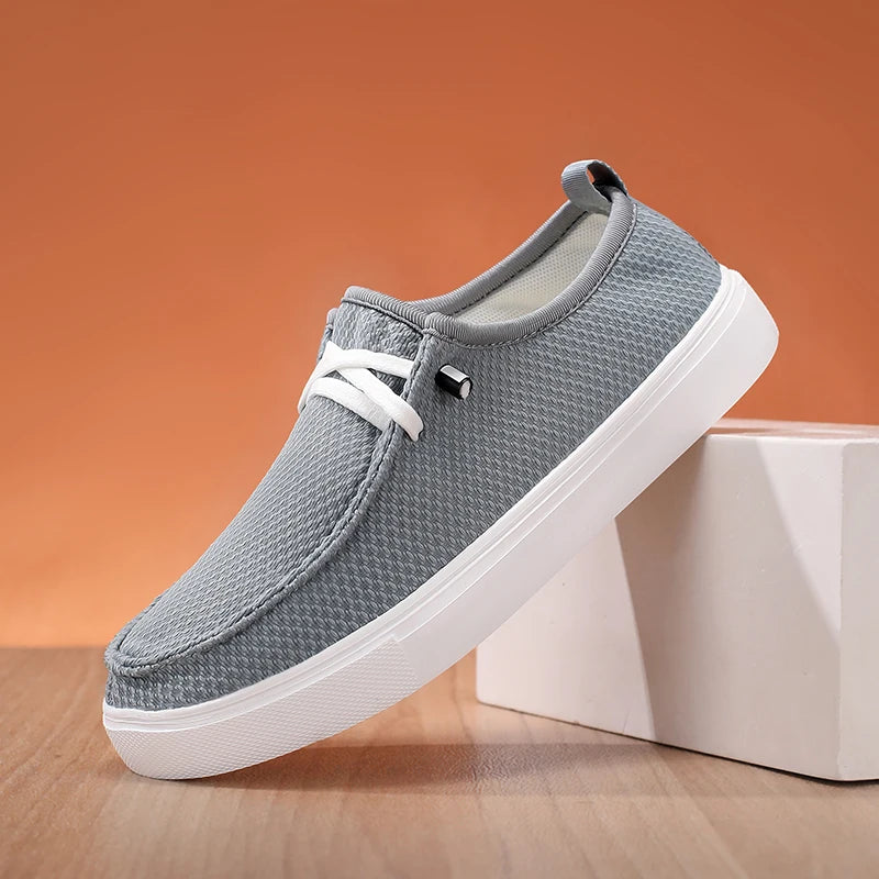 Men's Breathable Casual Sneakers - Soft Driving Running Trainers