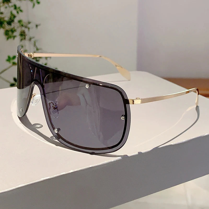Unisex Pilot Trends Retro Metal Decor Sunglasses