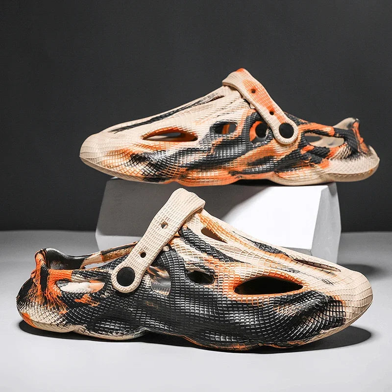 Unisex Summer Slippers Camouflage Outdoor Sandals Clogs Beach Slippers Slides
