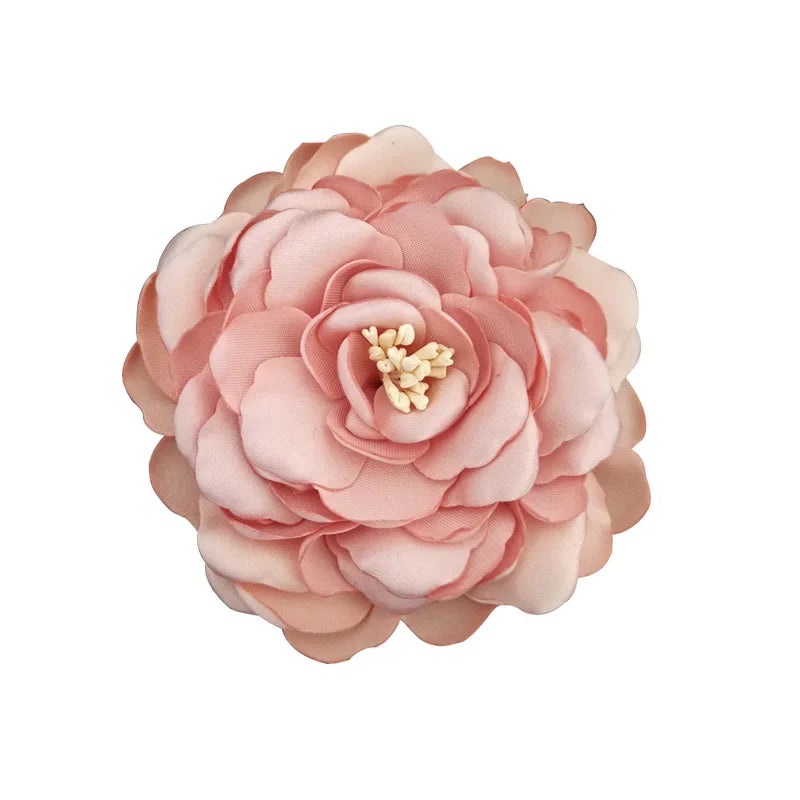 Elegant Fabric Flower Brooch - Lapel Pin Badge for Women