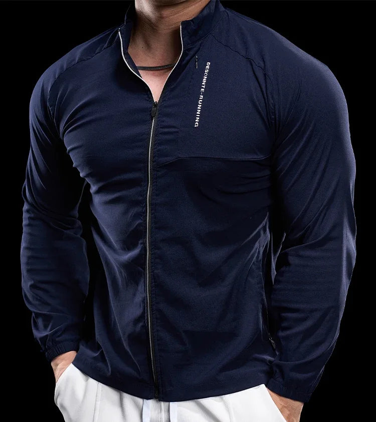 Men's Thicker Pullover Zipper Pullover  Run Outdoor Turtleneck Sweatshirt