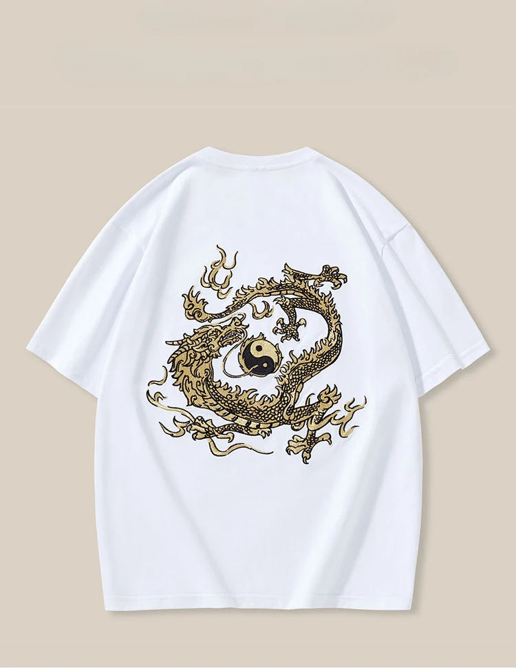 Dragon Embroidered T-Shirt