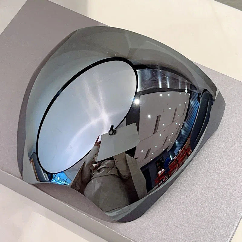Unisex Huge Goggle Futuristic Mirror  Wrapped Round Anti-UV Sunglasses