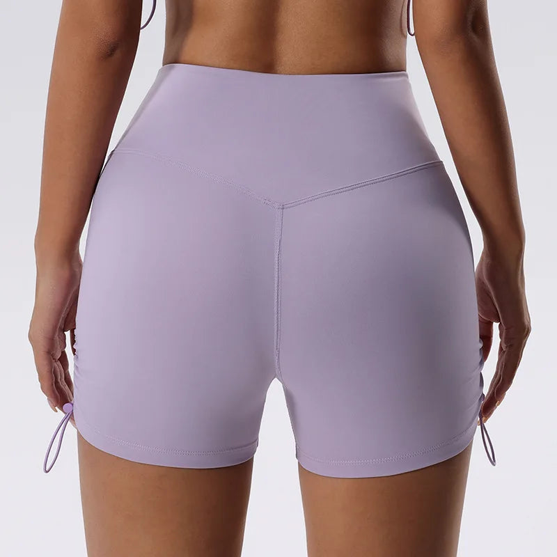 Women's Running High Waist Gym Yoga Breathable Quick Dry Workout Sportswear Shorts