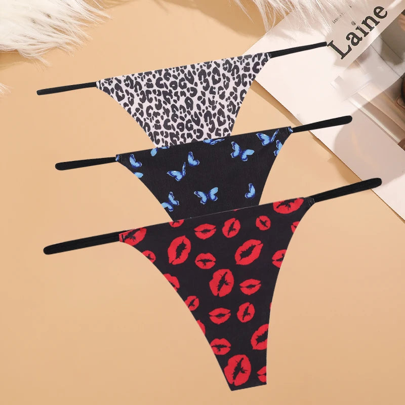 Women's Seamless Silk Thong 3-Pack