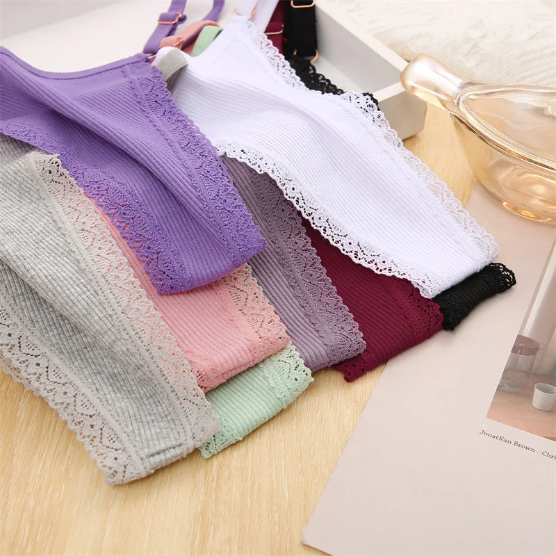 Women's Cotton Thongs 4-Piece Set - Adjustable Waistband Low-Rise Underwear