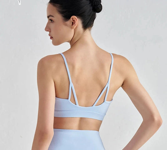 Kitten Ears Yoga Bra Top - Removable Pads & Adjustable Straps