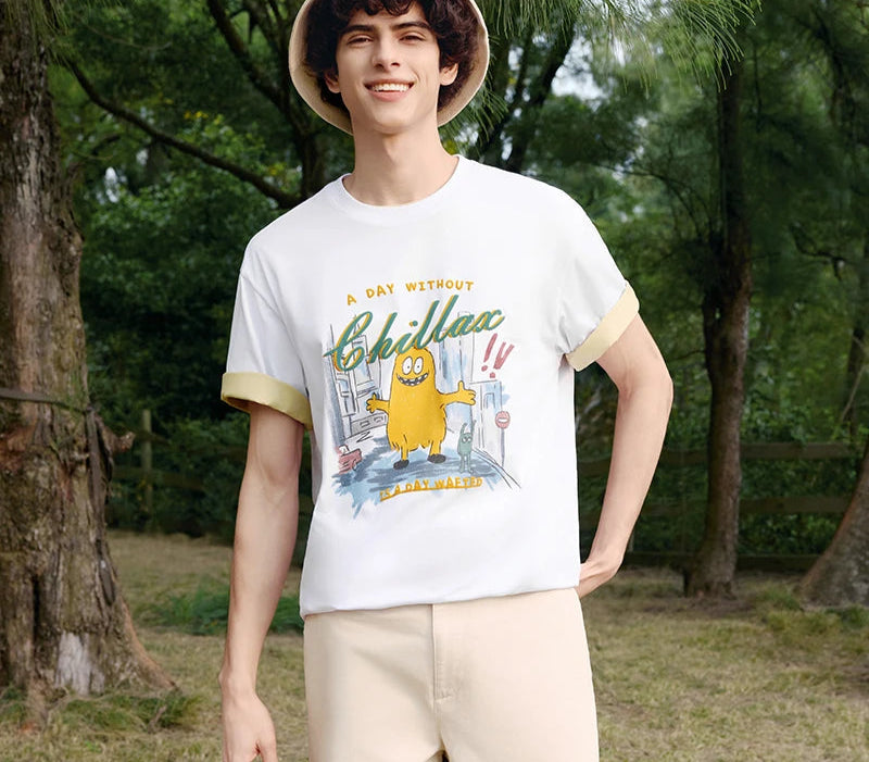 Men's Quick Dry T-Shirt - Bacteriostatic Cool Feeling Summer Tee with Fun Print