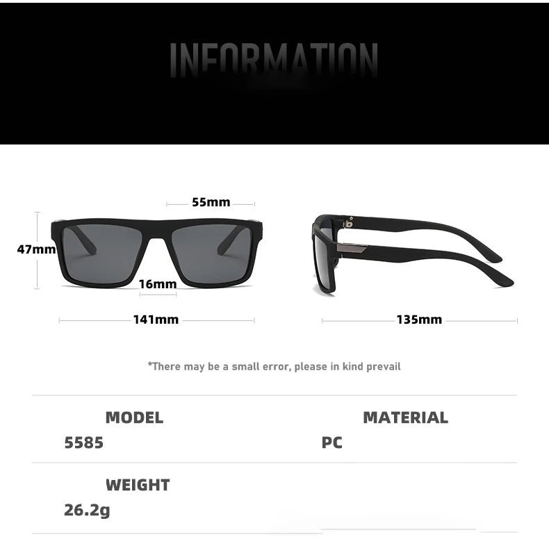 Retro Polarized Sunglasses - UV400 Anti-Glare Driving Eyewear