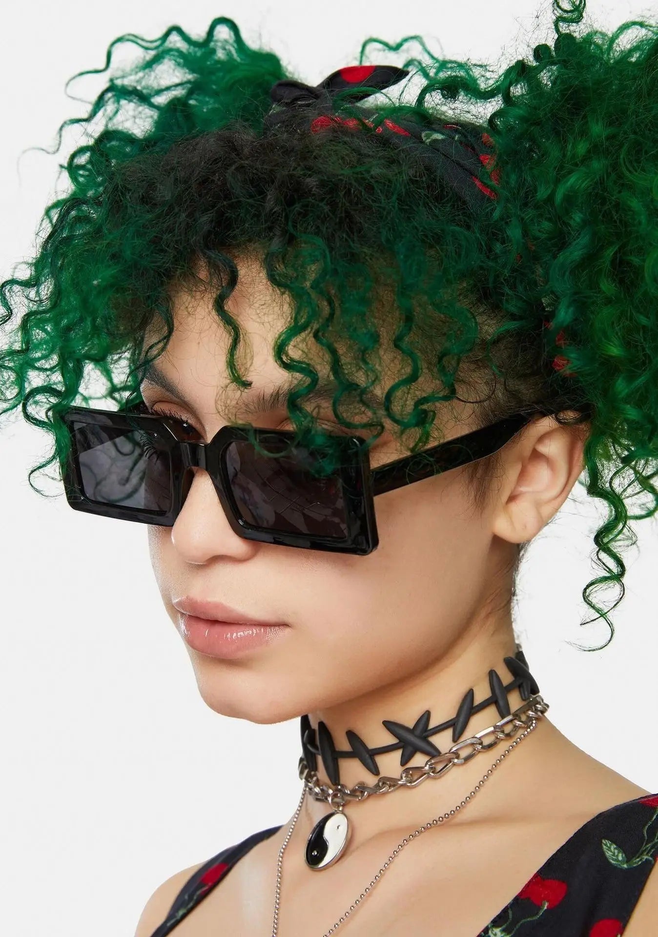 Women's Rectangular Sunglasses - Small Frame Beach Eyewear UV400