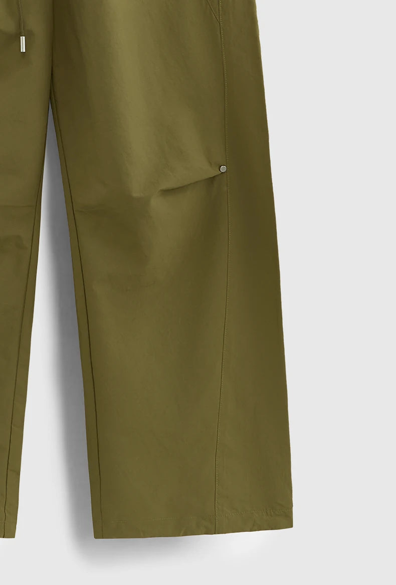 Men's Double-Pleated Cargo Pants Trousers