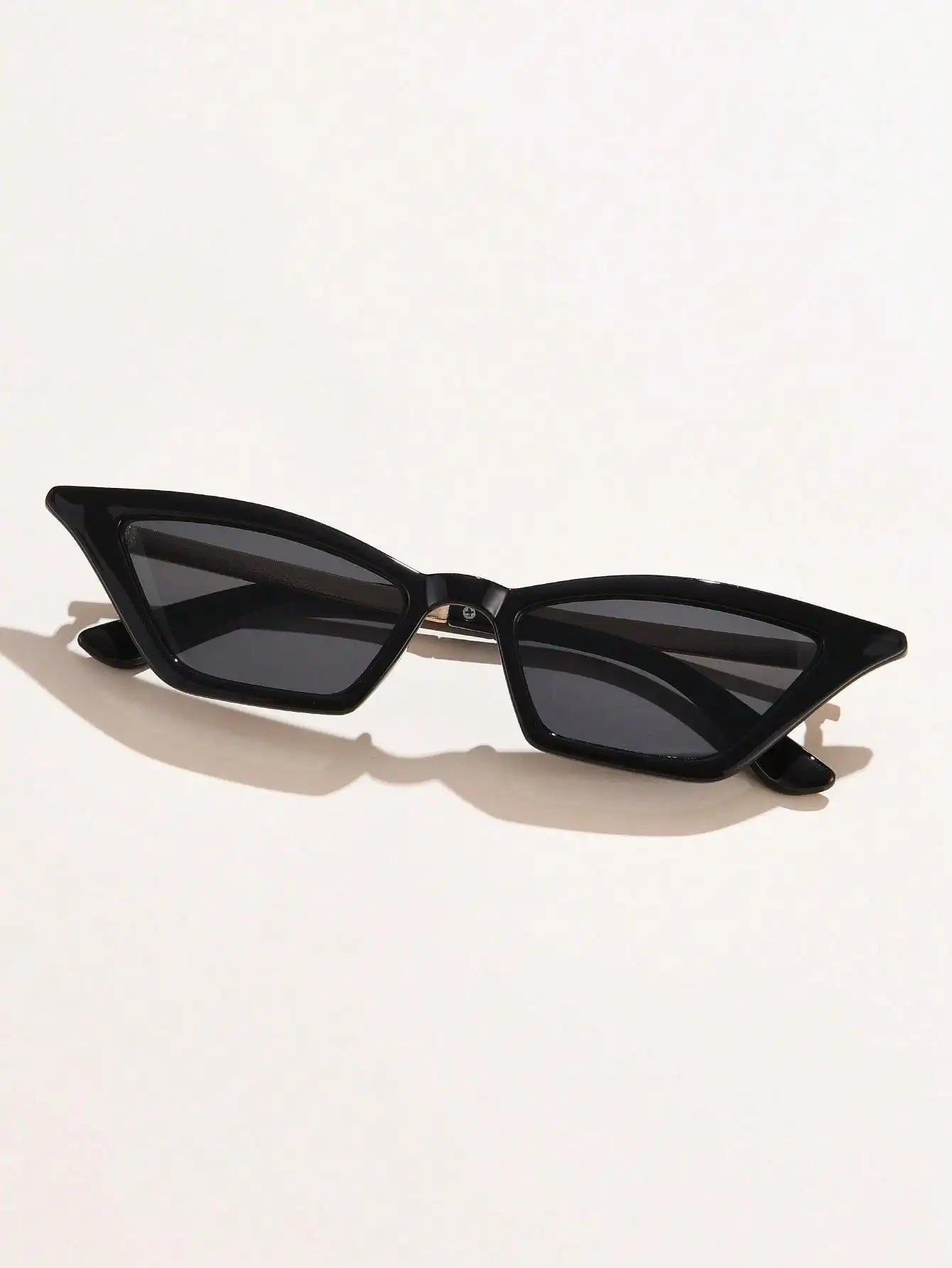 3 Pack Triangle Cat Eye Sunglasses - Metal Frame UV400 Protection Driving Eyewear