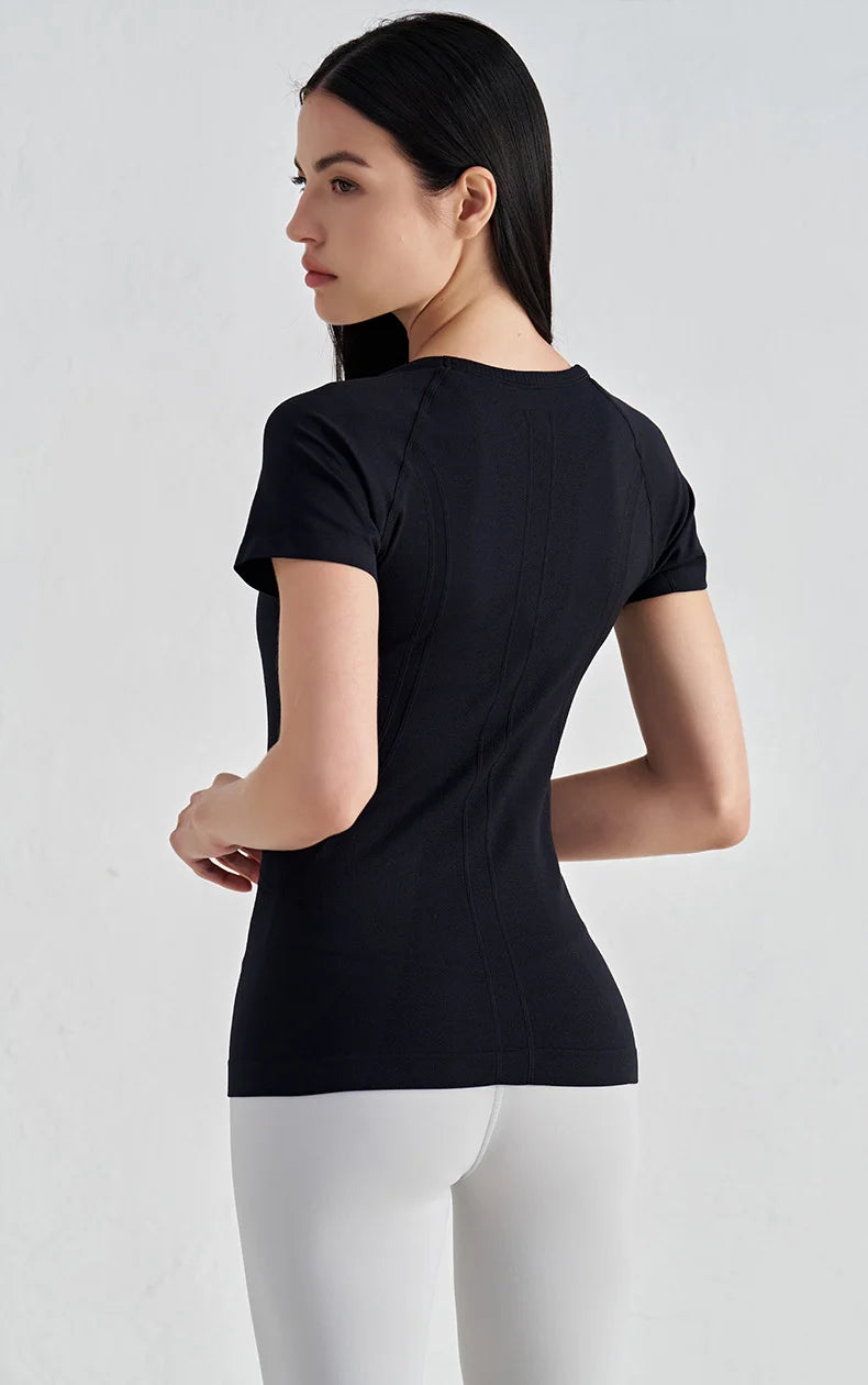 Seamless Short Sleeve Fitness Top
