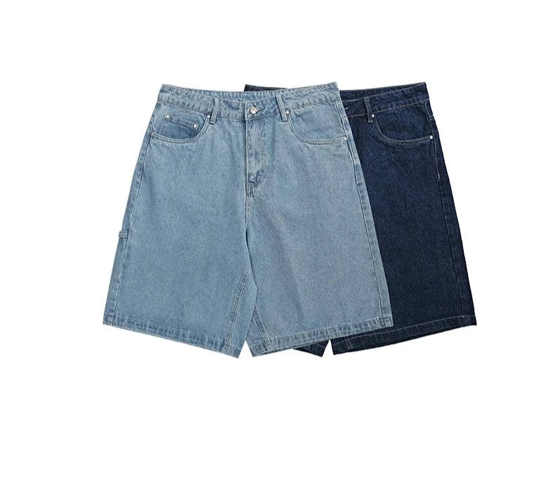 Men's Vintage Denim Loose Shorts