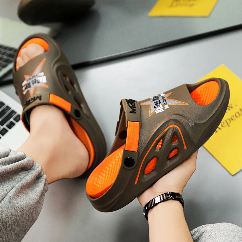 Men's Summer Slippers Platform Casual Sandals Flip Flops Slippers