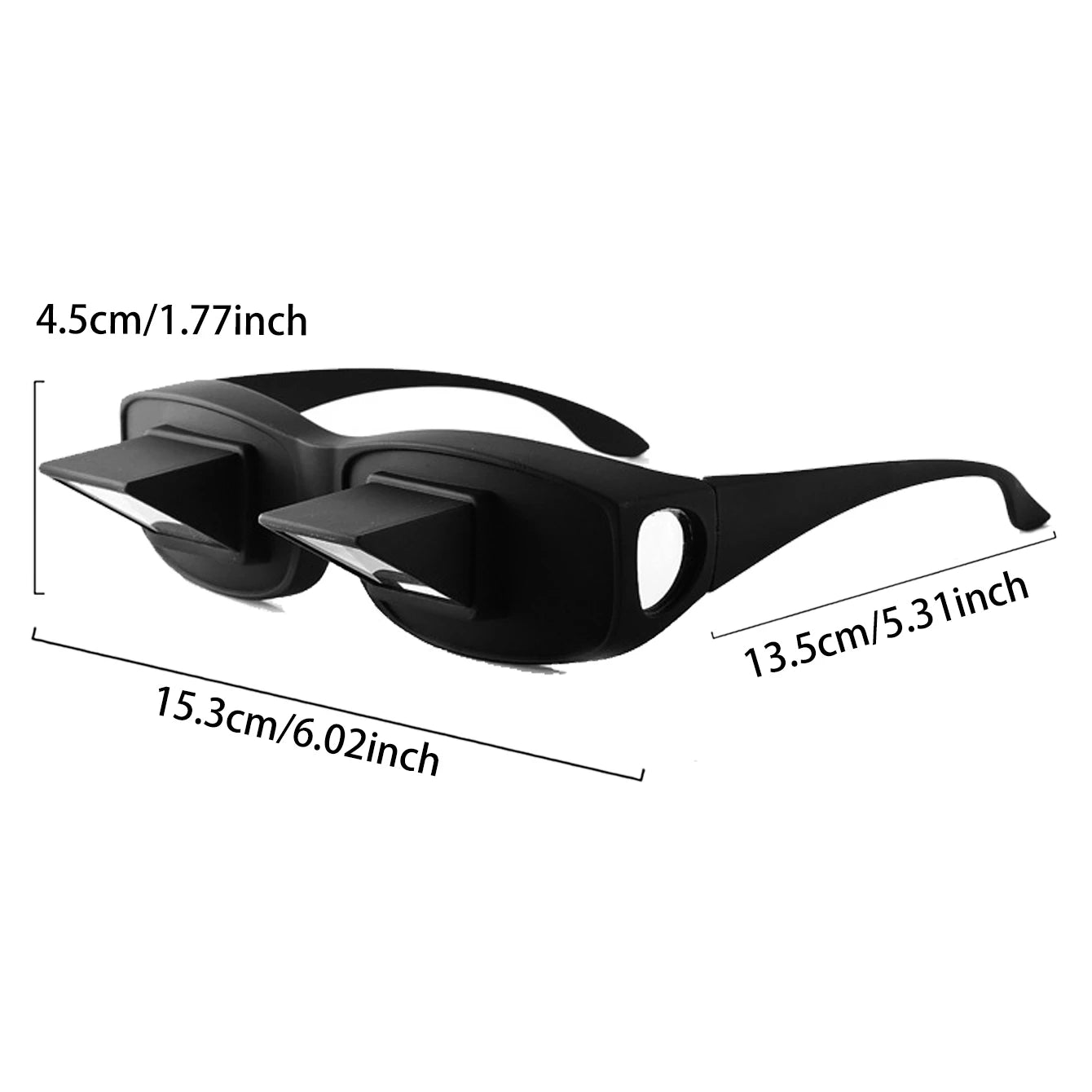 Horizontal Lazy Reading Glasses - Lie Down TV Watching Eyewear for Men & Women